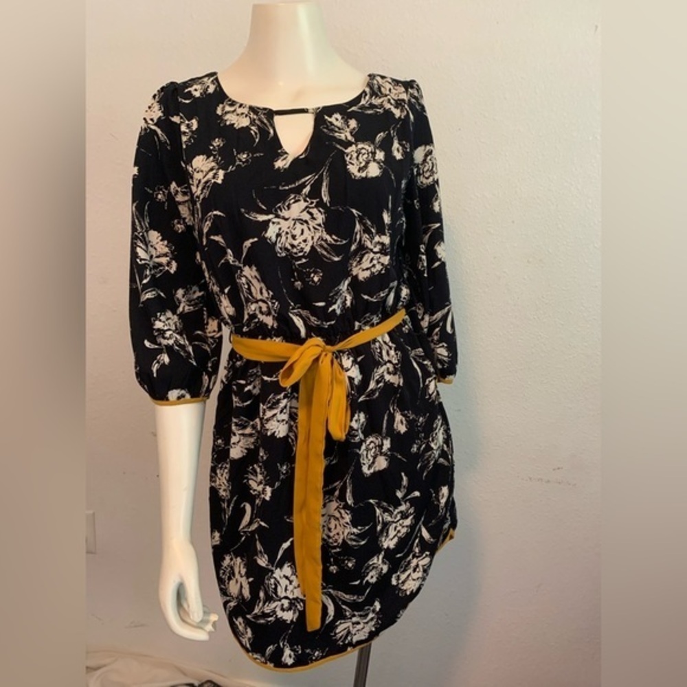 Pink Owl floral dress